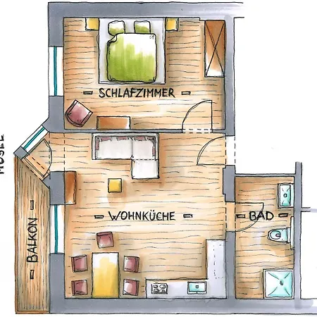 Moselgarten - überschwang Apartamento